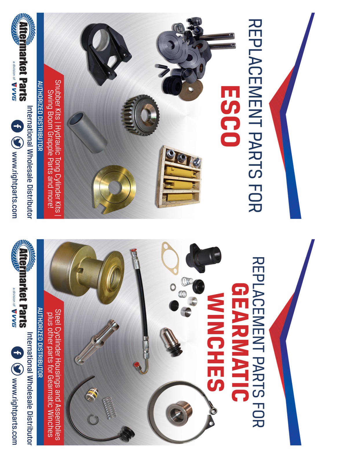 Aftermarket parts printed handouts