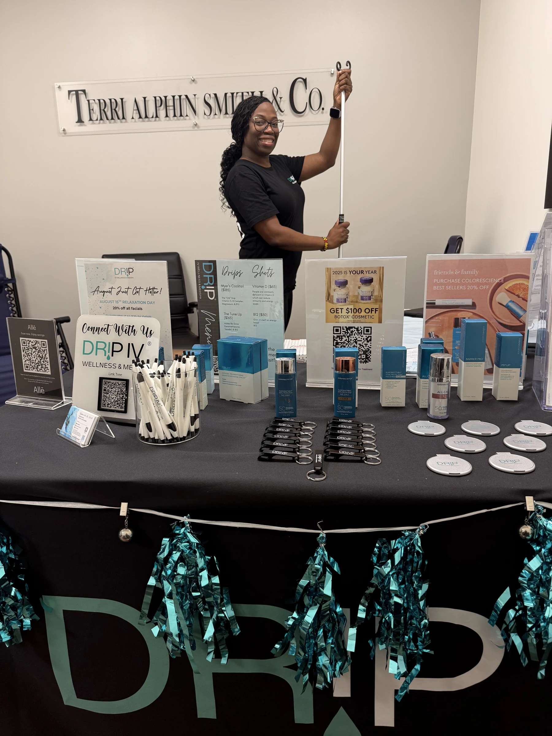 DripIV community event setup