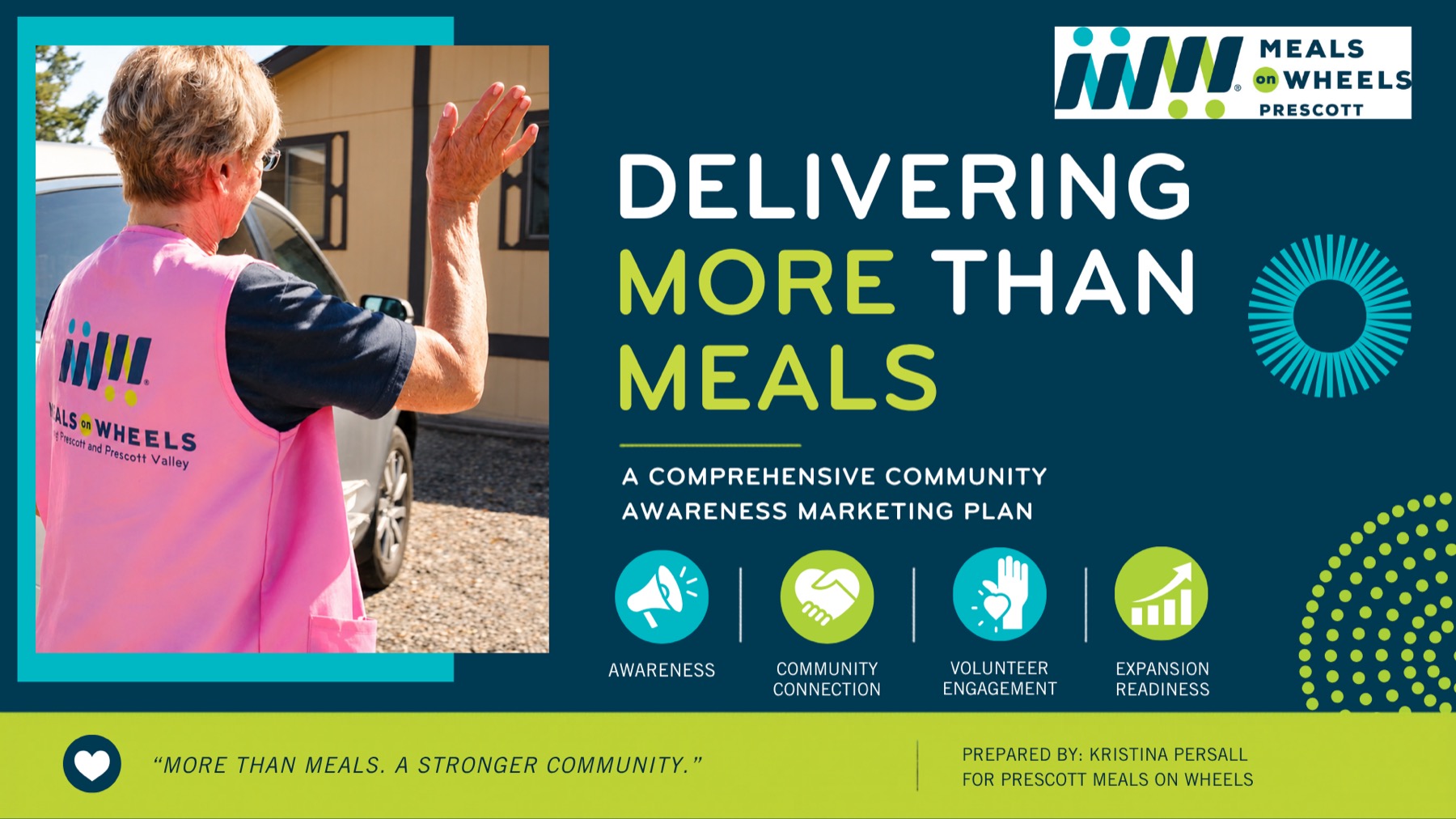 Prescott Meals on Wheels comprehensive campaign cover