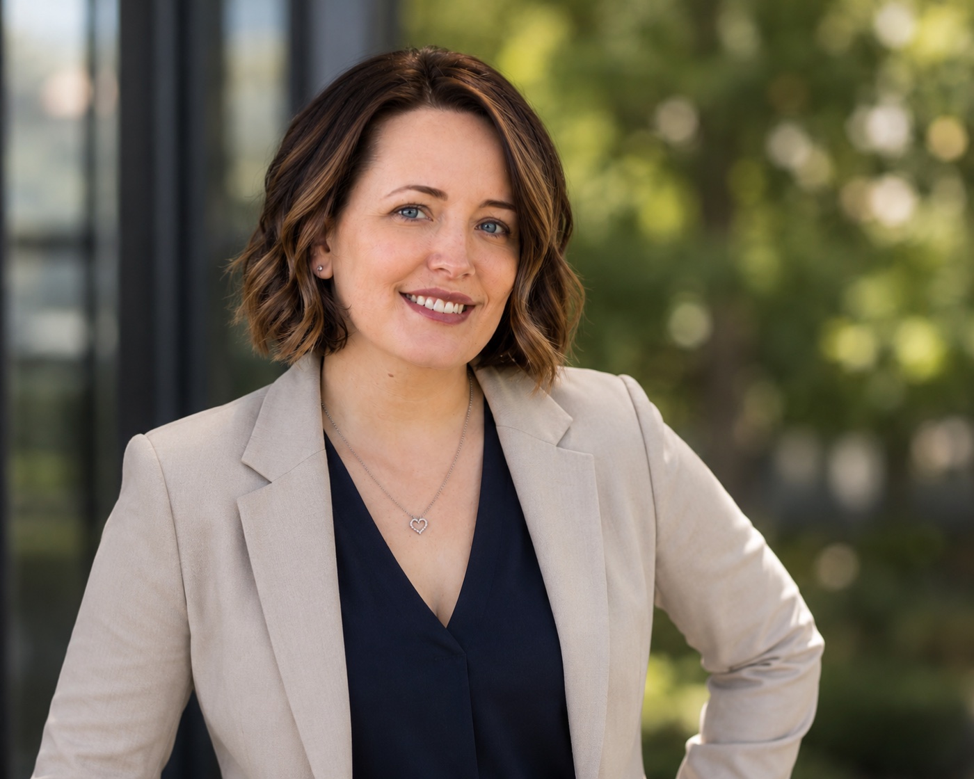 Professional outdoor portrait of Kristina Persall